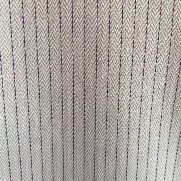 Burberry men’s long sleeve shirt SIZE 16-1/2 R light pink small stripe - Picture 9 of 10